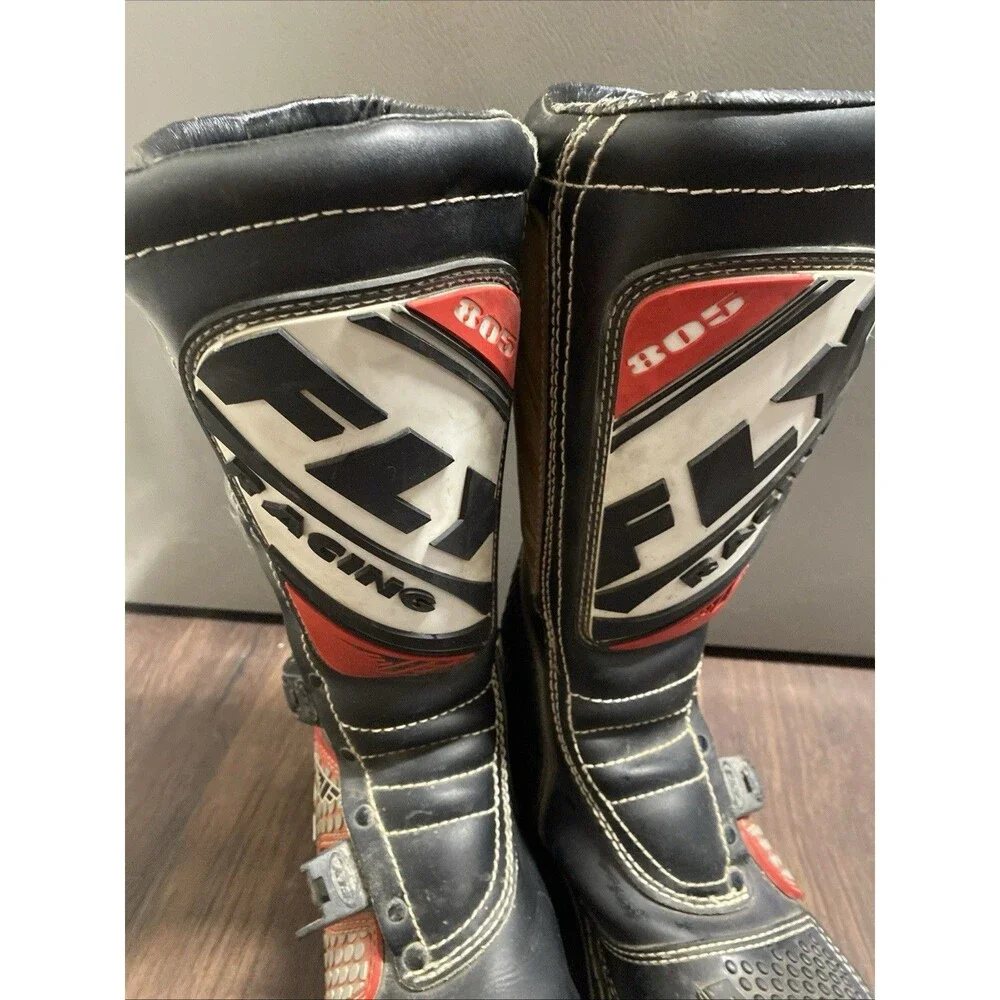 Fly Racing Motorcross Motorcycle Boots 805 Size 9 Off Road ATV (058)